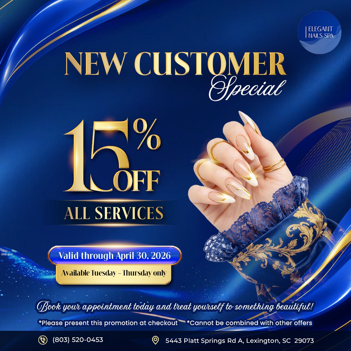 🌟 Elegant Nails & Spa - Promotions 🌟
